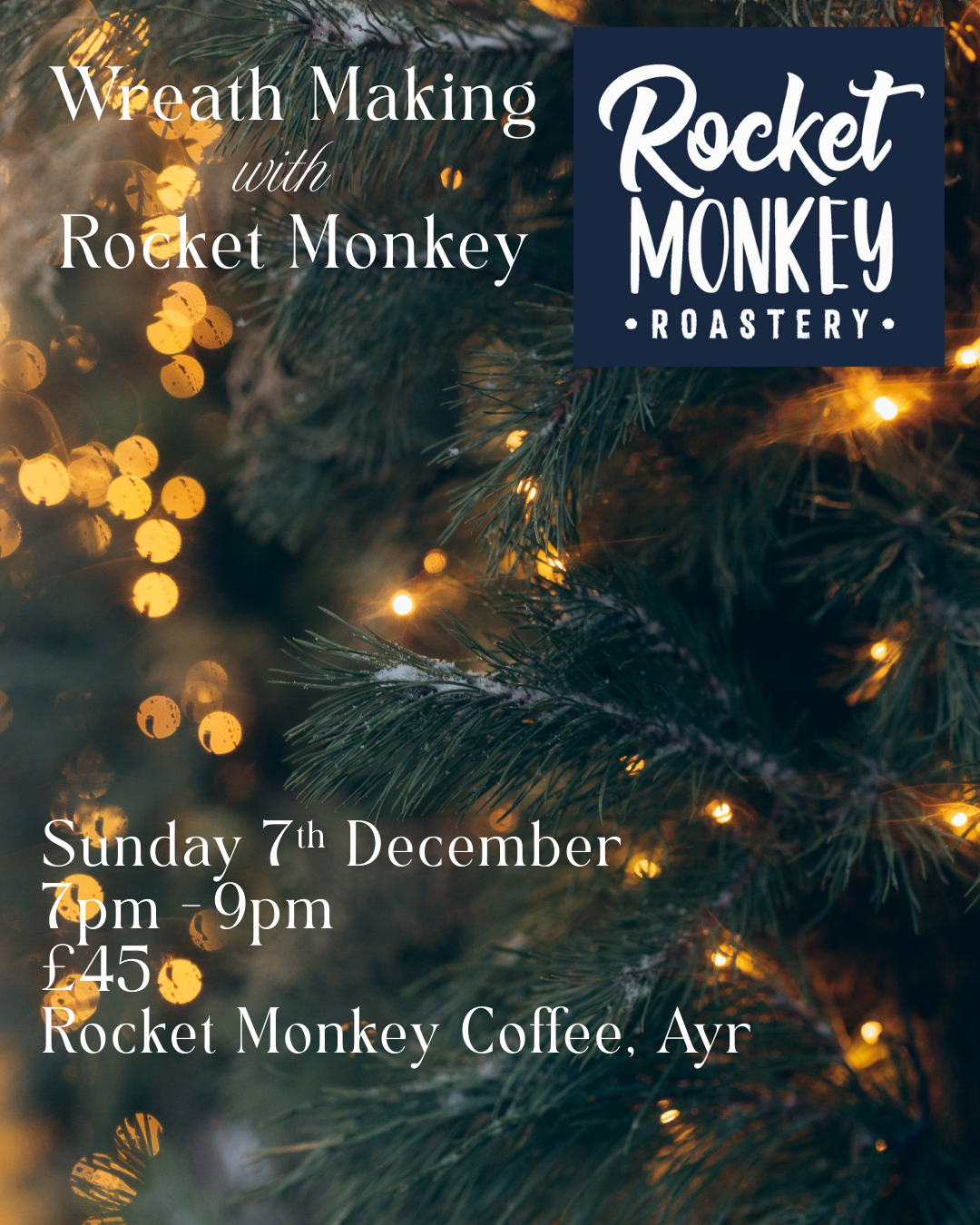 Christmas Wreath Workshop - Sunday 7th December