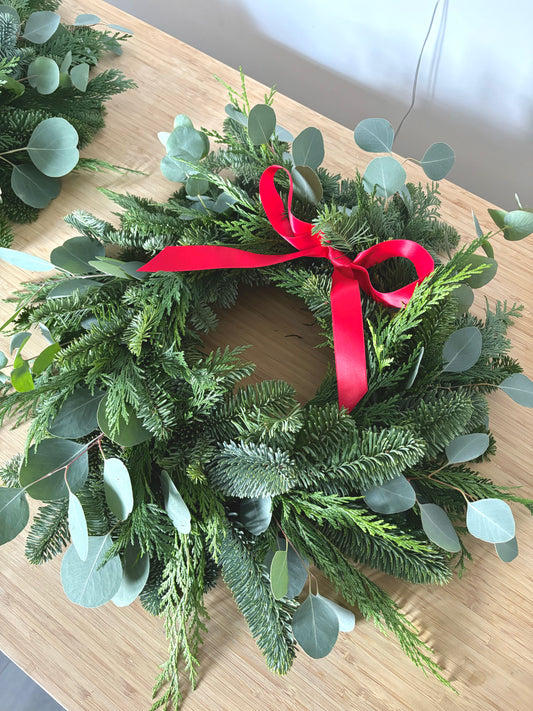 Christmas Graveside Wreath